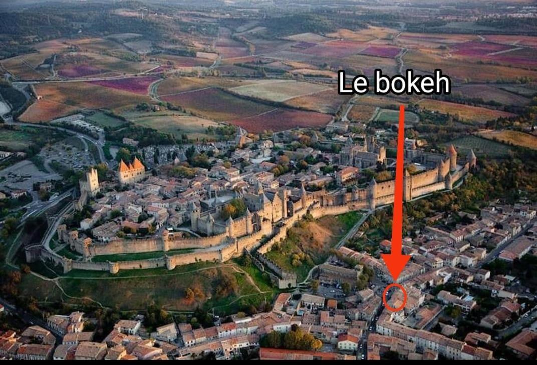 Le Bokeh - Face A La Cite Medievale Carcassonne Exterior photo